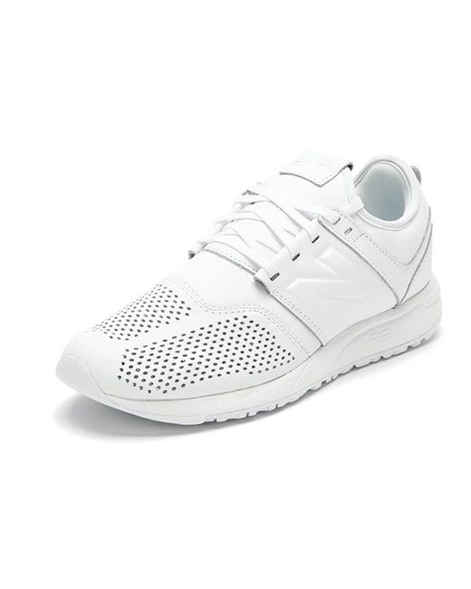 New Balance White 247 Series Low-top for men