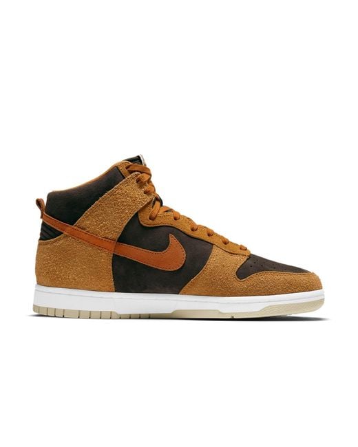 Nike Brown Dunk High Premium 'Dark Curry' for men