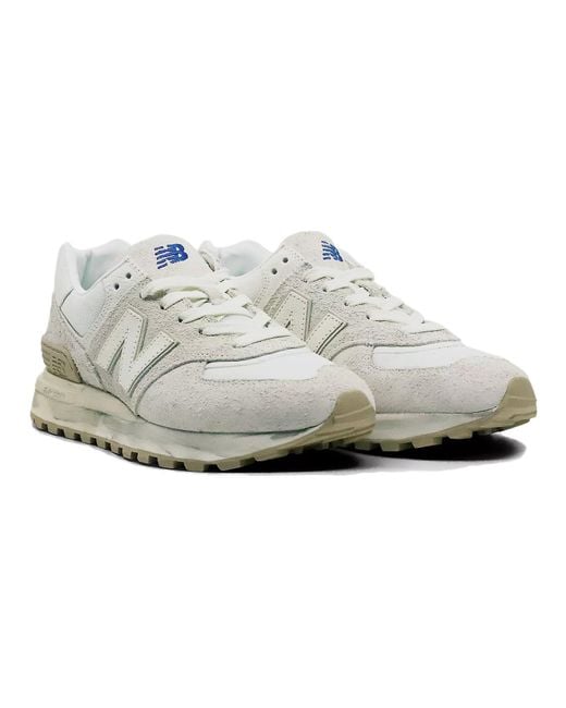New Balance White 574 'Sea Salt Bone' for men