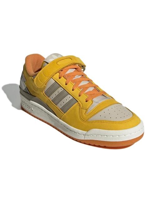Adidas Yellow Originals Forum 84 Low Fruit Punch Citrus 'Light Dark' for men