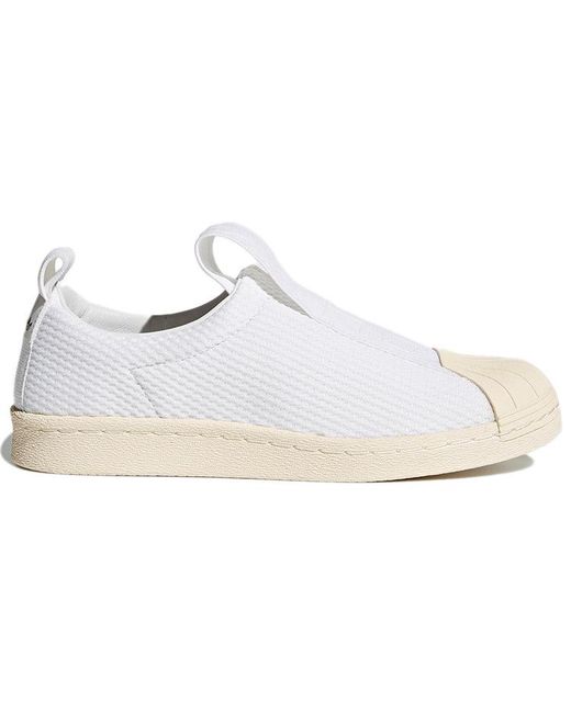 Adidas White (Wmns) Superstar Bw35 Slip-On