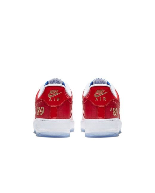 Nike Red Air Force 1 Low '1989 Nba Finals' for men