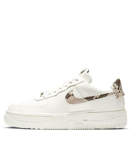 Nike Air Force 1 Pixel Se 'sail Snake' in White | Lyst