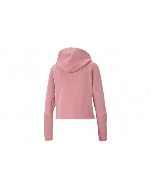 PUMA Red (Wmns) Evostripe Short Hoodie