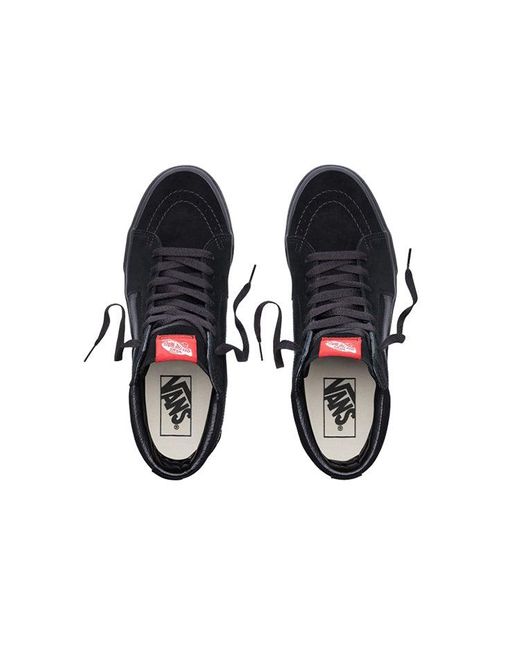 Vans Black Sk8-Hi Suede' for men