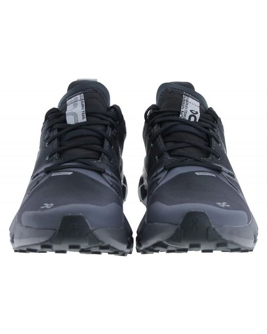 On Shoes Blue Cloudsurfer Trail Waterproof Eclipse'