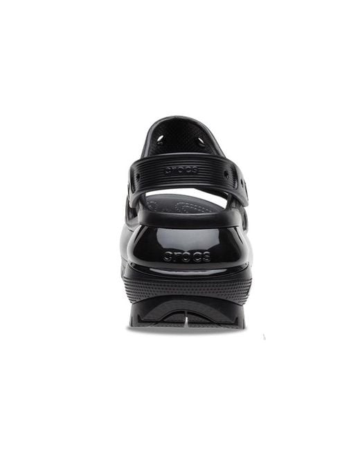CROCSTM Black Mega Crush Sandal for men