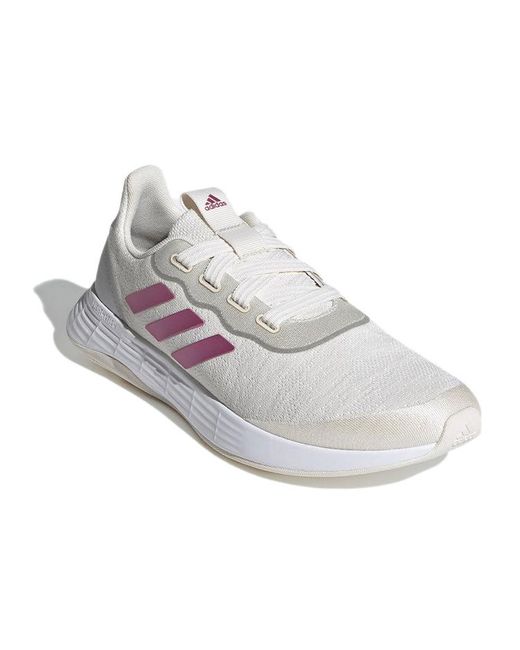Adidas White (Wmns) Qt Racer Sport 'Chalk Cherry Metallic'