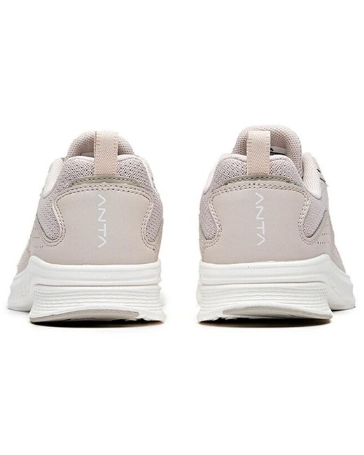 Anta White (Wmns) Running Series Sneakers Hydro 'Lotus'