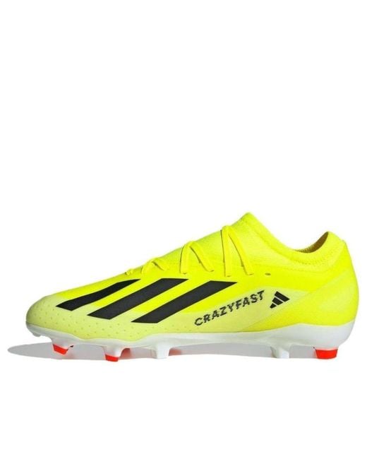 Adidas Yellow X Crazyfast League Fg 'Solar Energy Pack' for men
