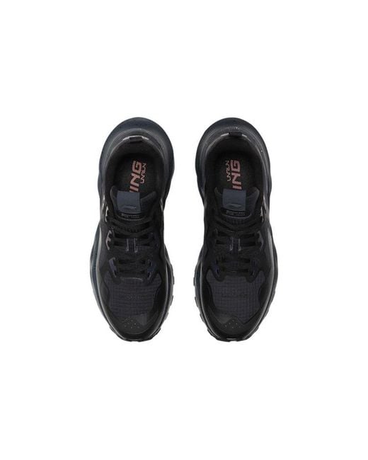 Li-ning Black Protect4E Cloud Running Shoes for men