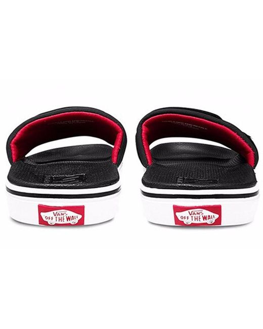 Vans White Ultracush Slide-Onslippers/ Chess Board And for men