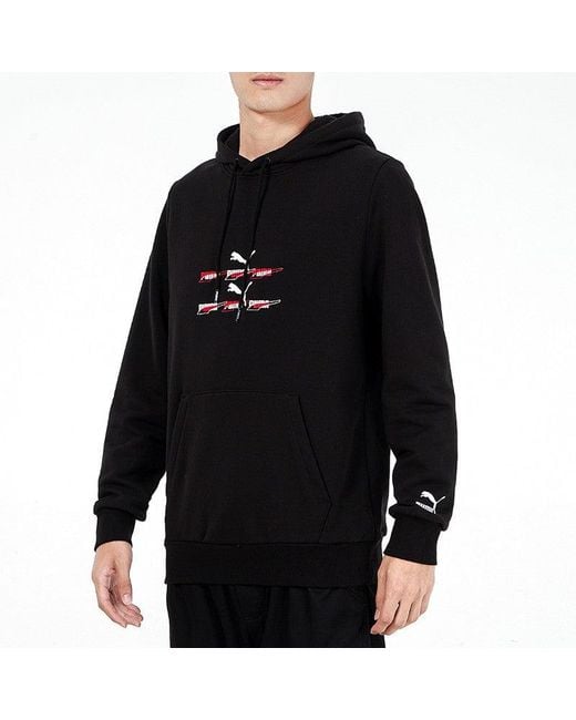 PUMA Blue Sports Knit Cardigan Hoodie for men