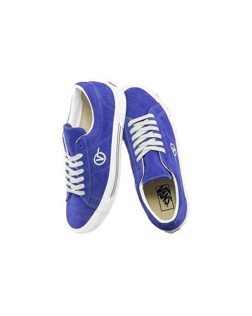 Vans Blue Sk8 Mid Sid Suede Baja for men