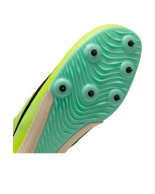 Nike Yellow Air Zoom Rival Sprint Spikes 'Volt Foam' for men