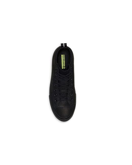 Converse Black Chuck Taylor All Star Waterproof Hi 'Triple' for men