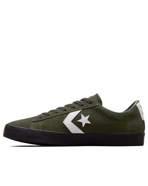 Converse Black Cons Pl Bulk Pro Suede Shoes 'Forest Shelter' for men