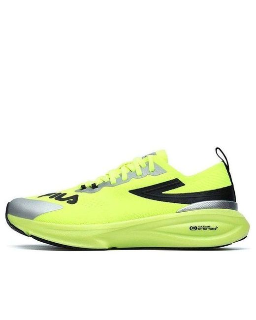Fila Yellow Athletics Lightweight Cushioning for men