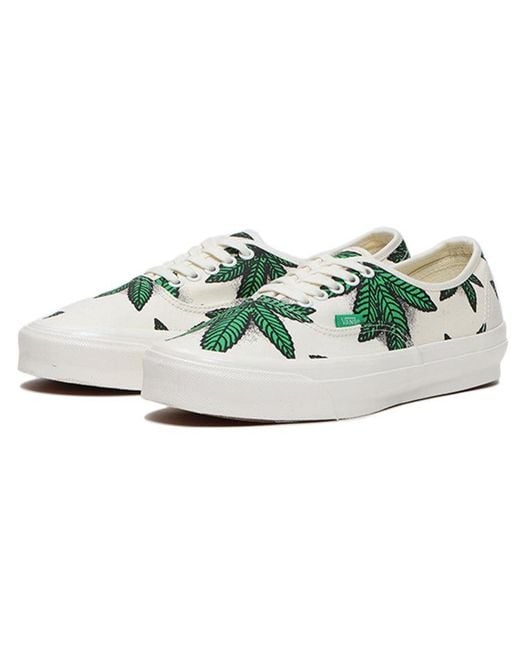 Vans Green Og Authentic Lx 'Sweet Leaf for men