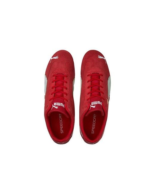 PUMA Red Speedcat Ls Driving Shoes for men