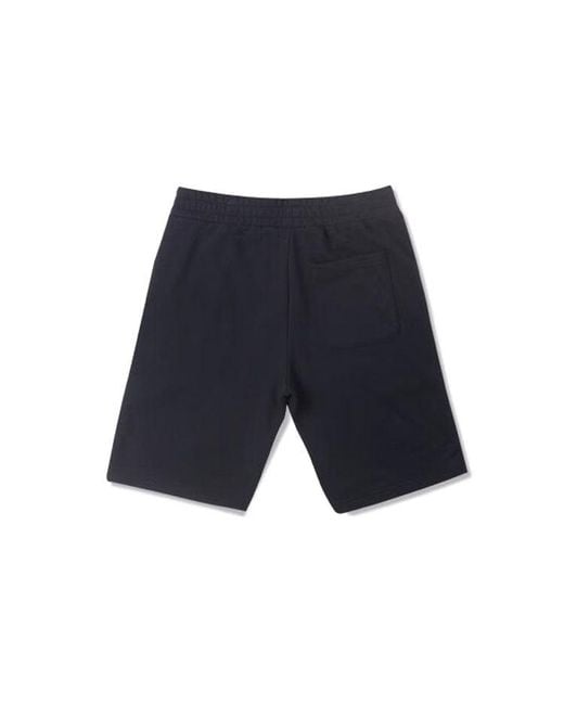 Converse Blue Go-To Embroidered Star Chevron Standard-Fit Fleece Short for men