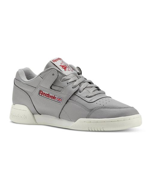 Reebok Gray Workout Plus Vintage 'Medium Heather' for men