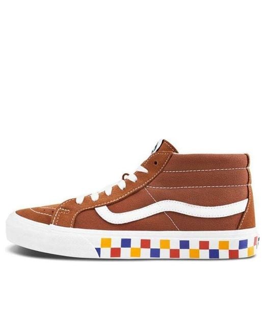 Vans Brown Sk8-Mid Reissue for men