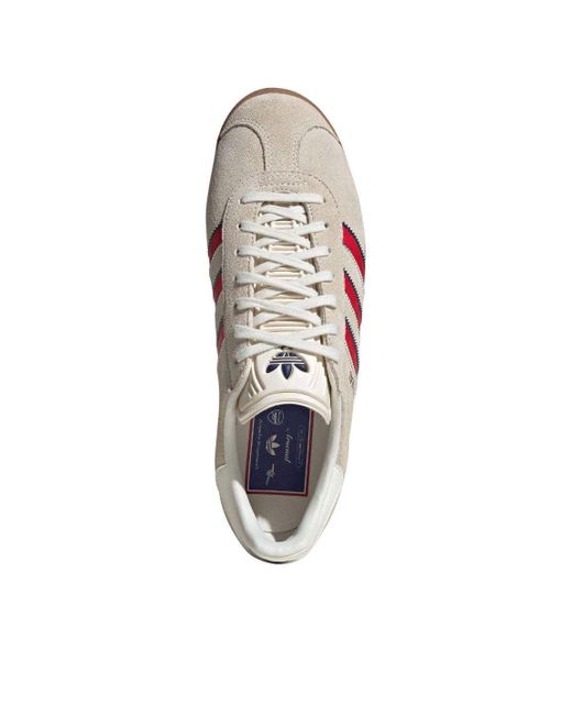 Adidas Pink Gazelle Terrace Icons Shoes S Trainers Off White/red 8.5 Uk for men