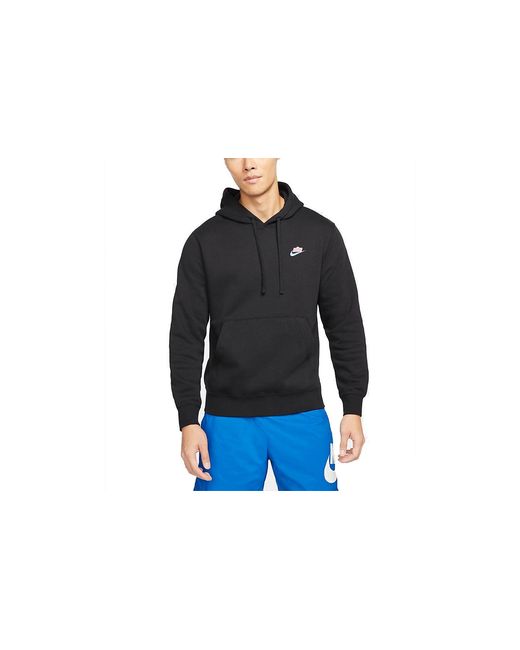 Nike Blue Sportswear Keep It Clean Casual Sports Pullover Fleece Lined for men