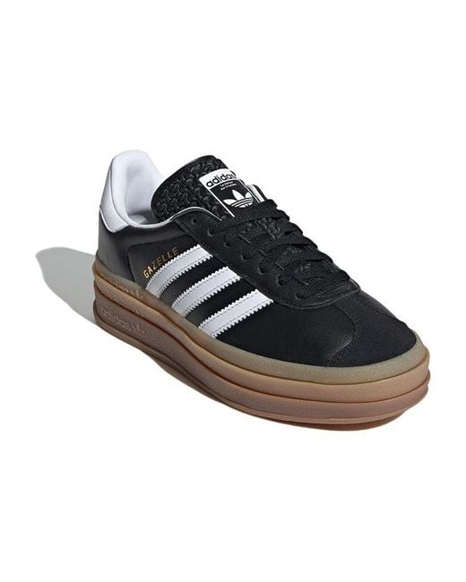 Adidas Blue (Wmns) Gazelle Shoes Gum'