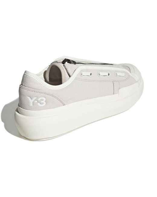 Adidas White Y-3 Ajatu Court Low 'Bliss Off' for men