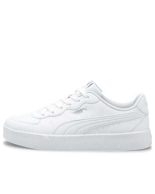 PUMA White Skye Clean Sneakers