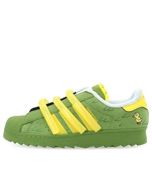Adidas Yellow Melting Sadness X Superstar 80S Tr 'Duck' for men