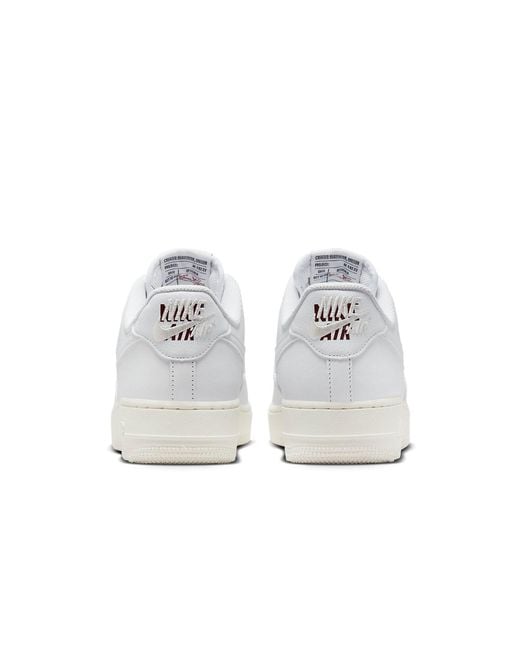 Nike White (Wmns) Air Force 1 '07 Premium 'History Of Logos'