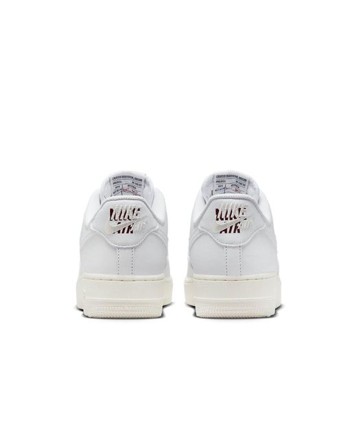 Nike White (Wmns) Air Force 1 '07 Premium 'History Of Logos'