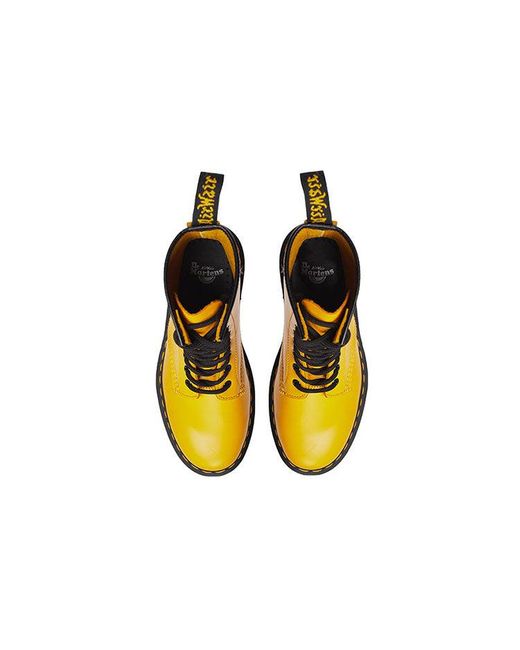 Dr. Martens Yellow 1460 Colorful Series 8 Martin Boots Couple Style for men