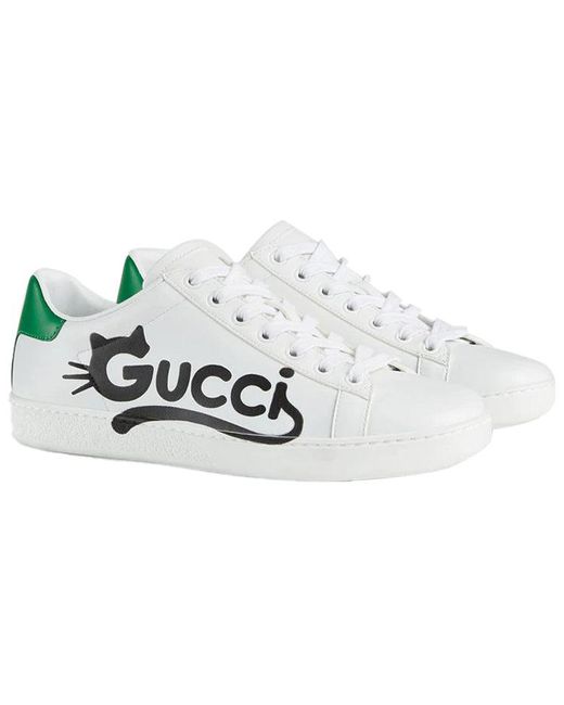 Gucci White (Wmns) Ace 'Kitten Logo'
