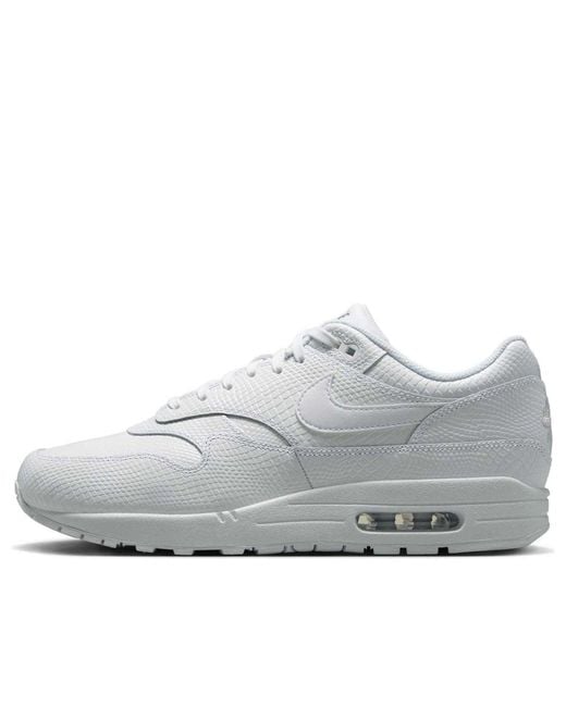 Nike White Air Max 1 Premium Snakeskin' for men