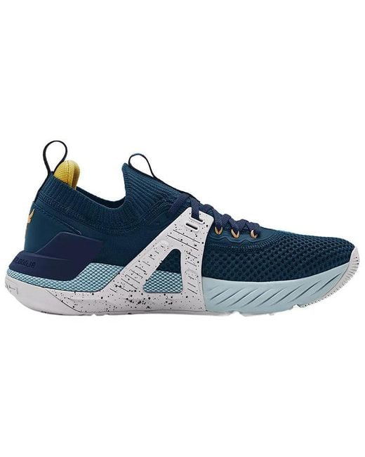 Under Armour Blue Project Rock 4 'Deep Sea' for men