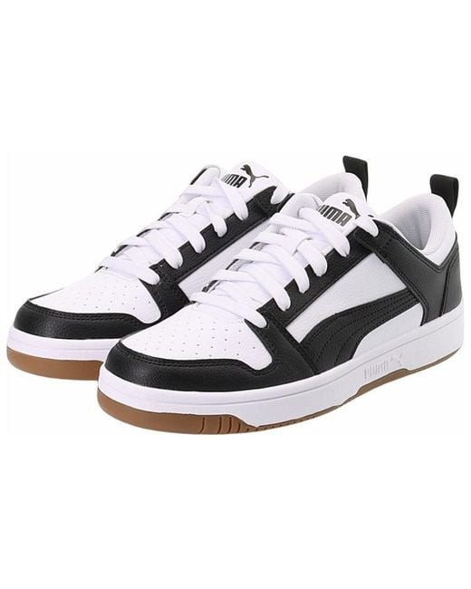 PUMA White Rebound Layup Low Sl for men