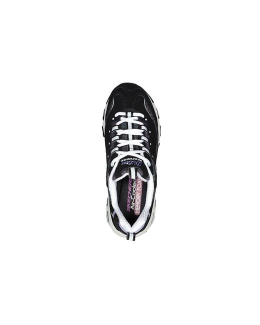 Skechers Black (Wmns) D'Lites Glowing Path