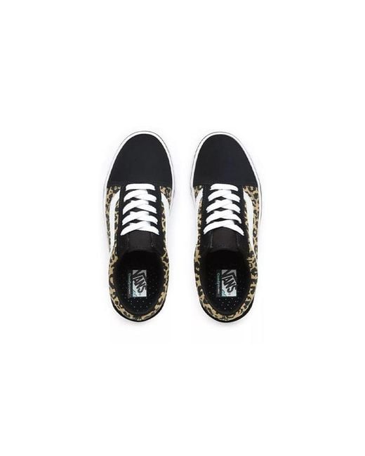 Vans Black Comfycush Old Skool Kids 'Leopard' for men