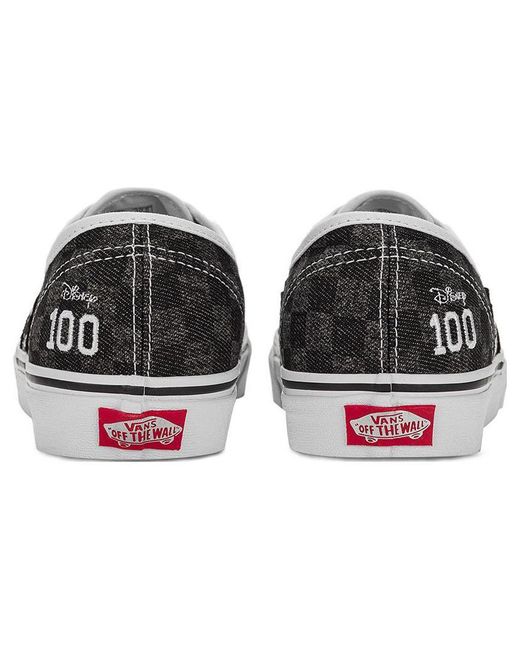 Vans Black Disney X Authentic 'Og Family Mickey Mouse' for men