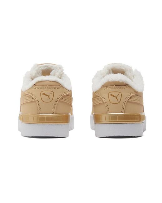 PUMA Natural (Wmns) Jada Teddy Ws Fleece Lined Skateboarding Shoes