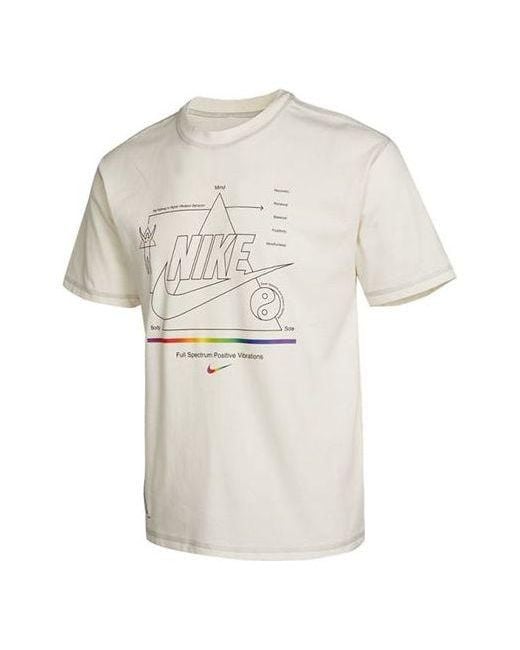 Nike White As Sportswear Tee M2Z Hbr Pure for men
