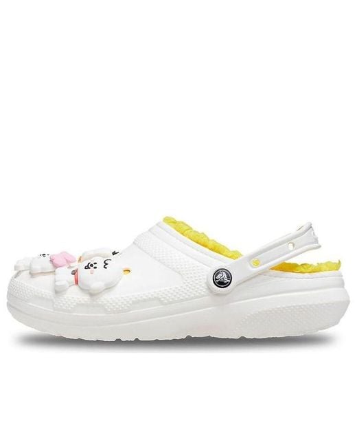 CROCSTM White Neverx Classic Cozy Stay Warm Sports Slippers for men