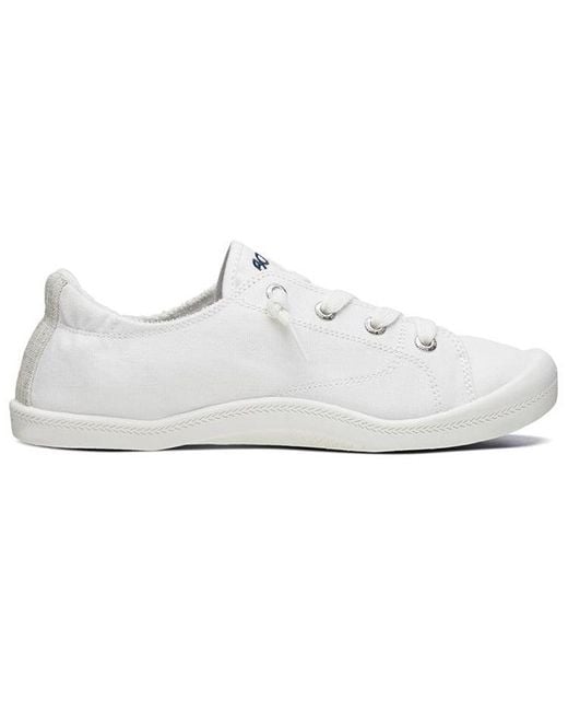 Skechers White (Wmns) Bob's Beach Bingo Low Top Sneakers