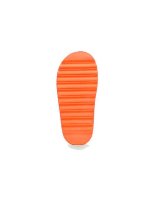 Adidas Orange Yeezy Slide 'Enflame' for men