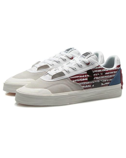 Li-ning White Disney X Keith Haring Skate Shoes for men