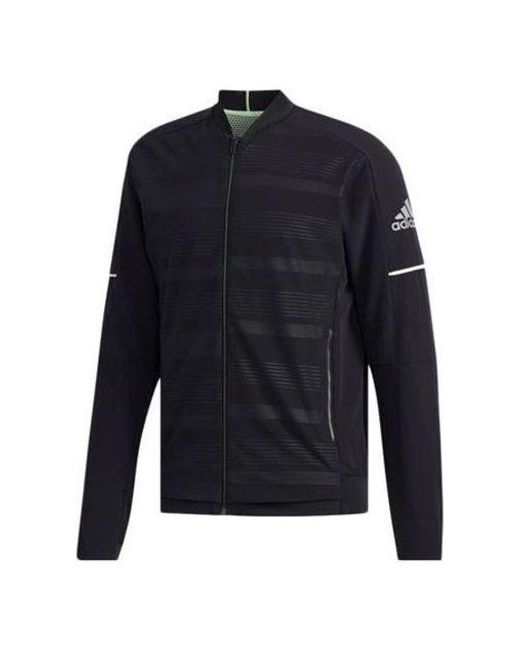 Adidas Blue Mcode M Jkt Athleisure Casual Sports Tennis Jacket for men